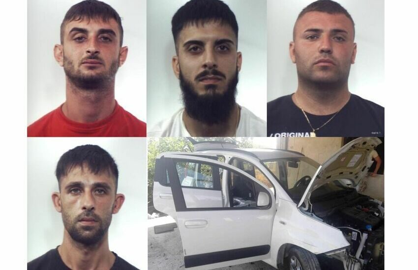 Belpasso, erano specializzati nel “cannibalizzare” le auto per alimentare il mercato dei ricambi, 4 arresti ed un minore denunciato