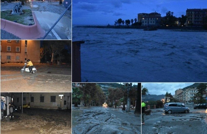 Ventimiglia in ginocchio per l’alluvione, il sindaco Scullino: “Danni per almeno 50 milioni”