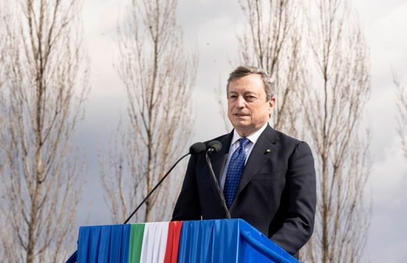 Draghi a Bergamo: 