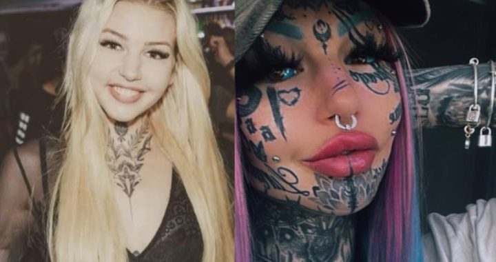 Amber Luke La Donna Più Tatuata Daustralia Diventa Cieca Dopo Un Tatuaggio Agli Occhi Ma 