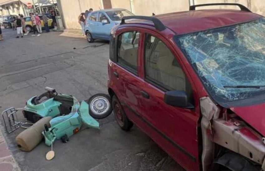 Drammatico Incidente Nel Salento Travolge Padre E Figlia In Sella Ad Una Vespa Grave Enne