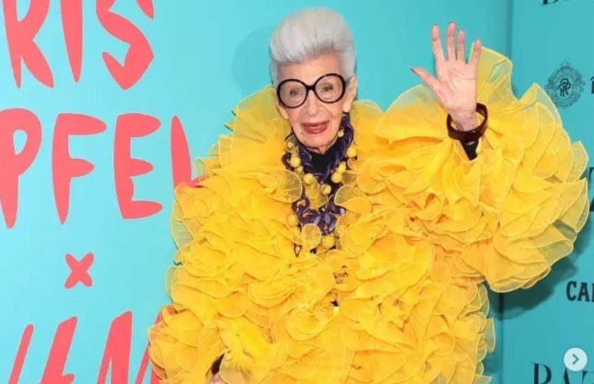 Lutto nel mondo della moda, addio all’icona di stile americana Iris Apfel