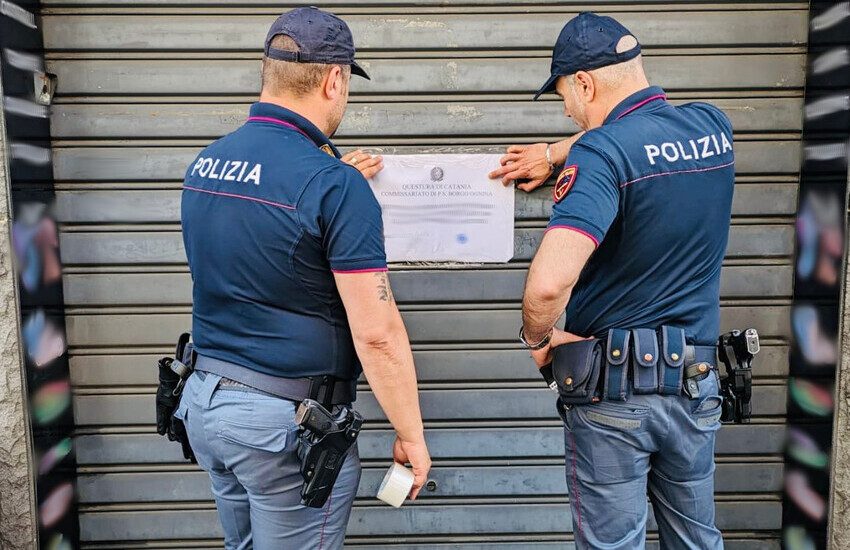 Picanello, sospesa l’attività di un chiosco bar: ritrovo abituale di clienti con precedenti penali