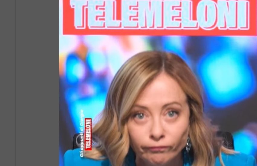 L’ironia di Giorgia Meloni: “Benvenuti a TeleMeloni! Diffidate dalle fake news della sinistra”