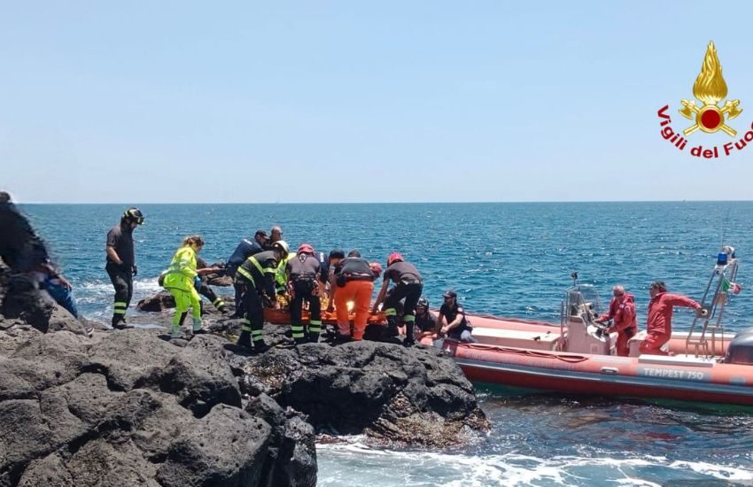 Catania, 16enne cade dalla scogliera, è in gravi condizioni