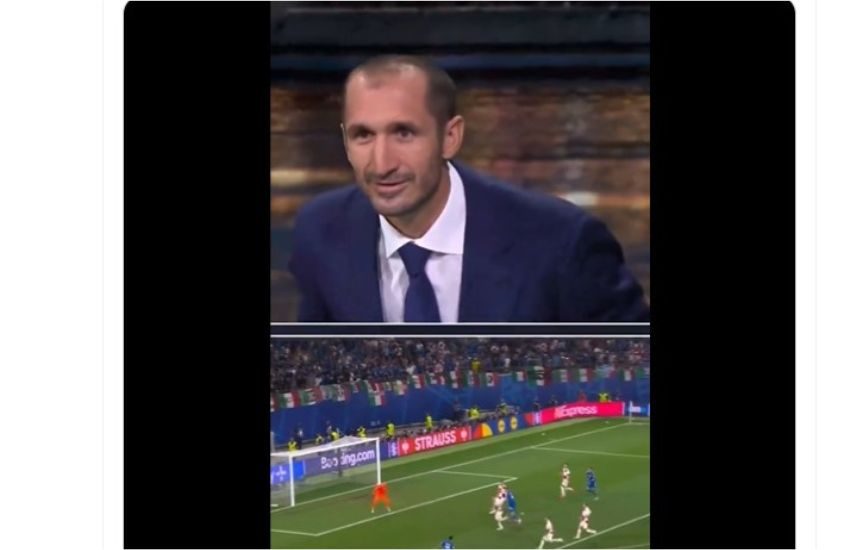 Italia-Croazia 1-1, Chiellini “impazzisce” in diretta tv al gol di Zaccagni [VIDEO]