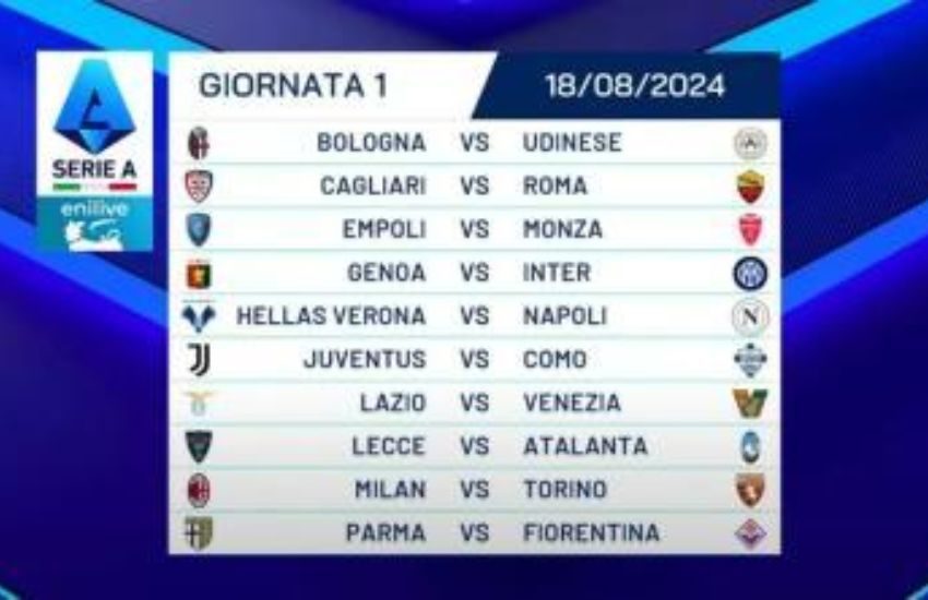 Serie A, l’Inter comincia a Genova: il calendario completo del campionato 2024/25 (VIDEO)