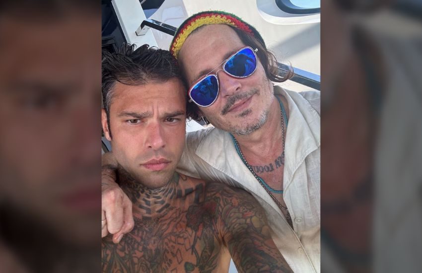 Fedez e Johnny Depp: quella strana coppia in vacanza