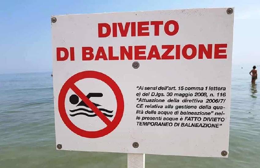 Divieti di balneazione nel Lazio: l’elenco delle zone intedette