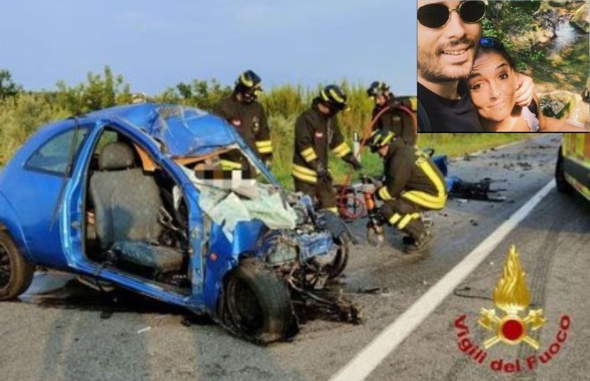 Tragico frontale contro il camion dei rifiuti, morti Pietro e Mara che facevano coppia da poco