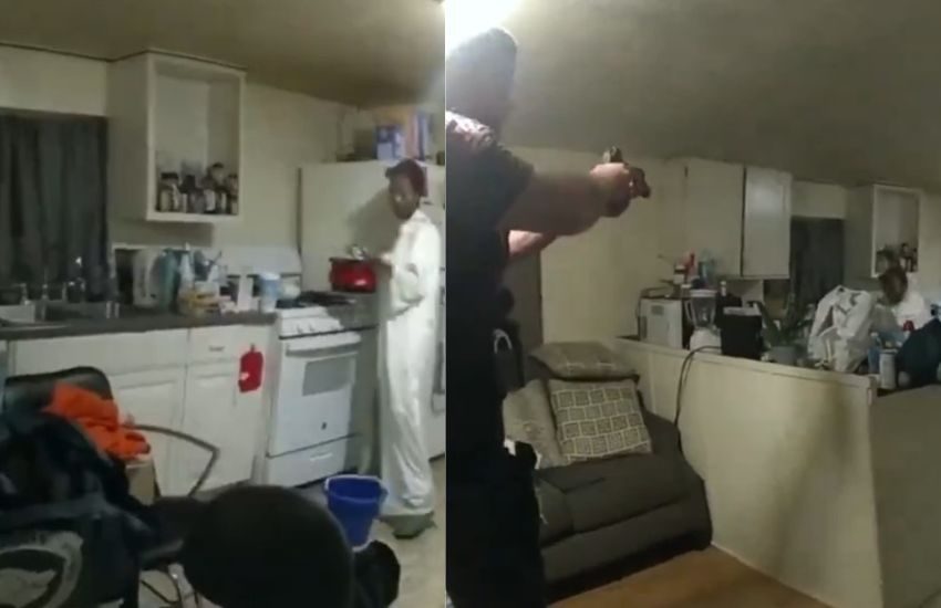 Donna chiama la polizia per ricevere aiuto, ma gli agenti le sparano in casa [VIDEO]