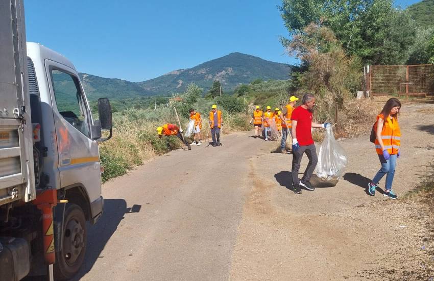 Giornata di pulizia in varie zone di Suso, a Sezze; l’iniziativa dell’associazione “Noi di Suso”
