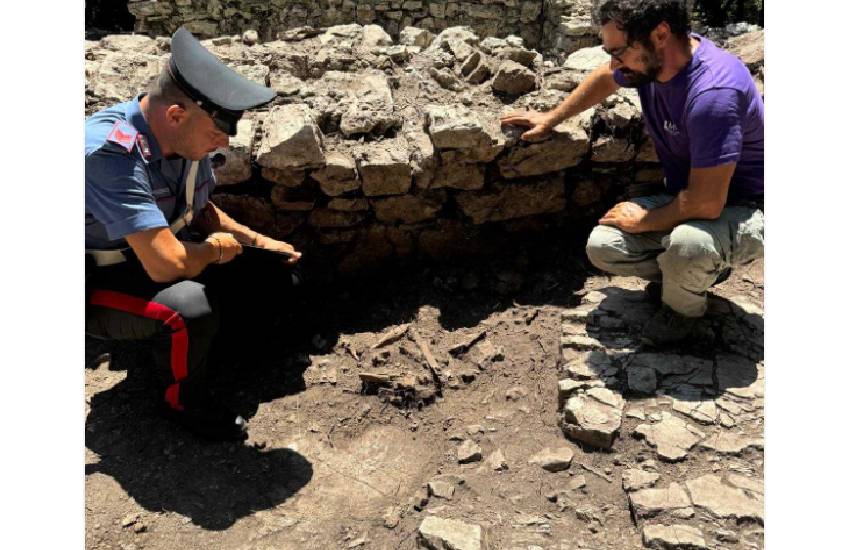 Ossa umane ritrovate nel sud pontino durante uno scavo archeologico