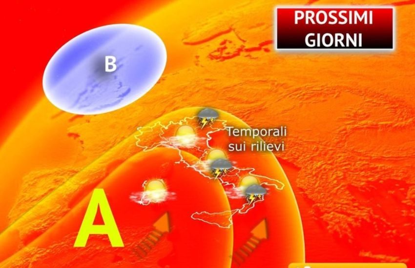 Meteo: “Attenzione alta per i temibili temporali di calore”