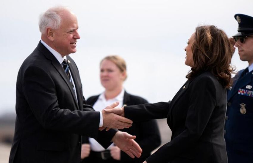 Tim Walz vice di Kamala Harris nella corsa alla Casa Bianca: “Unitevi a noi, vinciamo”