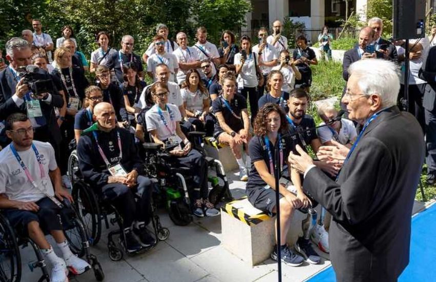 Paralimpiadi, Mattarella agli Azzurri: “E’ importante il vostro messaggio al mondo”