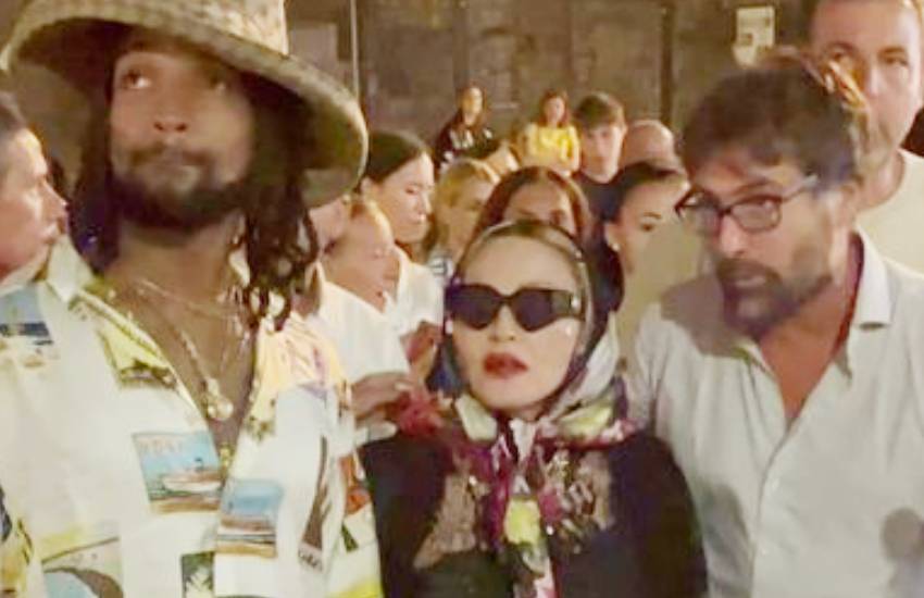 In visita in Italia, Madonna spunta in provincia di Latina, tra lo stupore di turisti e residenti