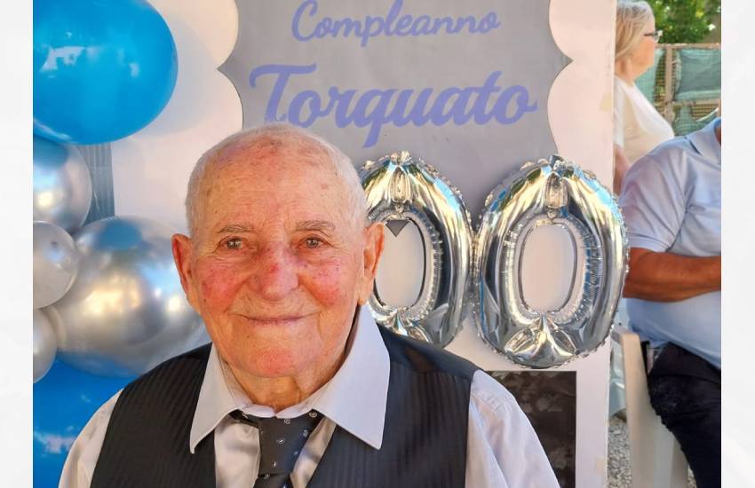 Un nuovo centenario in provincia di Latina: tanti auguri a nonno Torquato