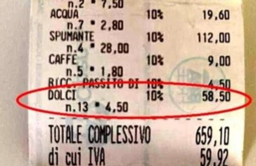 Arezzo: porta la torta di compleanno da casa e il ristorante le fa pagare 58€ per il taglio