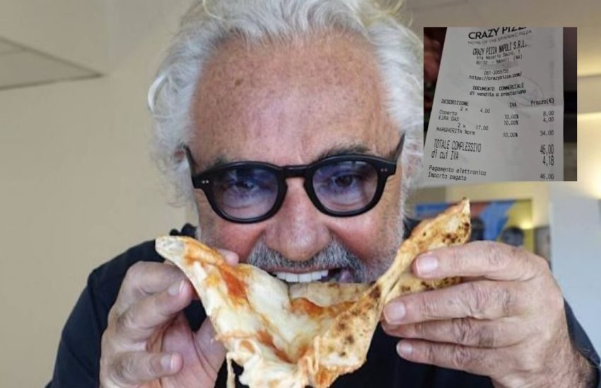 Brutta sorpresa per Flavio Briatore, multato il Crazy Pizza a Roma. Tutta colpa dei fiori…