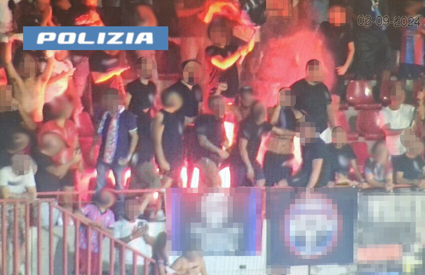 Catania, Daspo per 4 tifosi che accesero fumogeni durante la gara con il Benevento