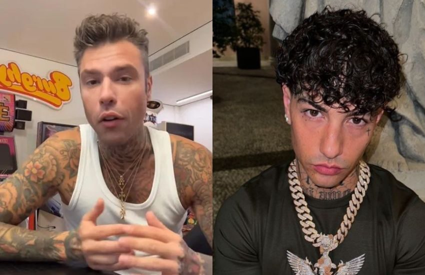 Il dissing tra Fedez e Tony Effe sta sfuggendo di mano: spuntano striscioni offensivi contro il rapper milanese