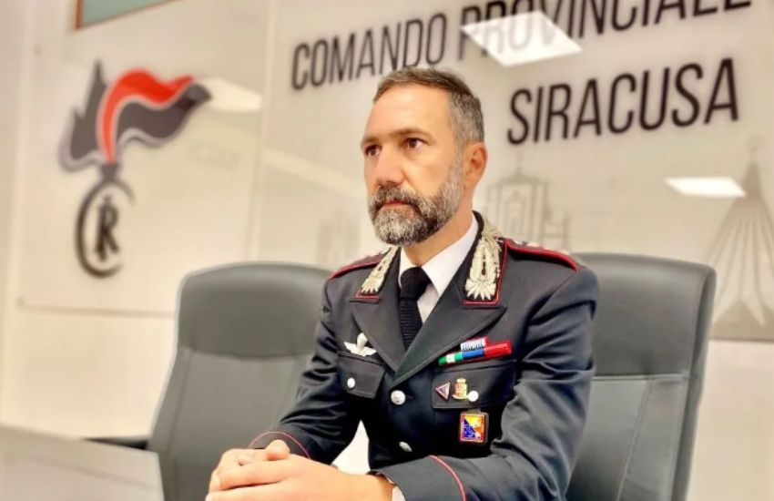 Siracusa, Incarbone nuovo comandante provinciale dei carabinieri