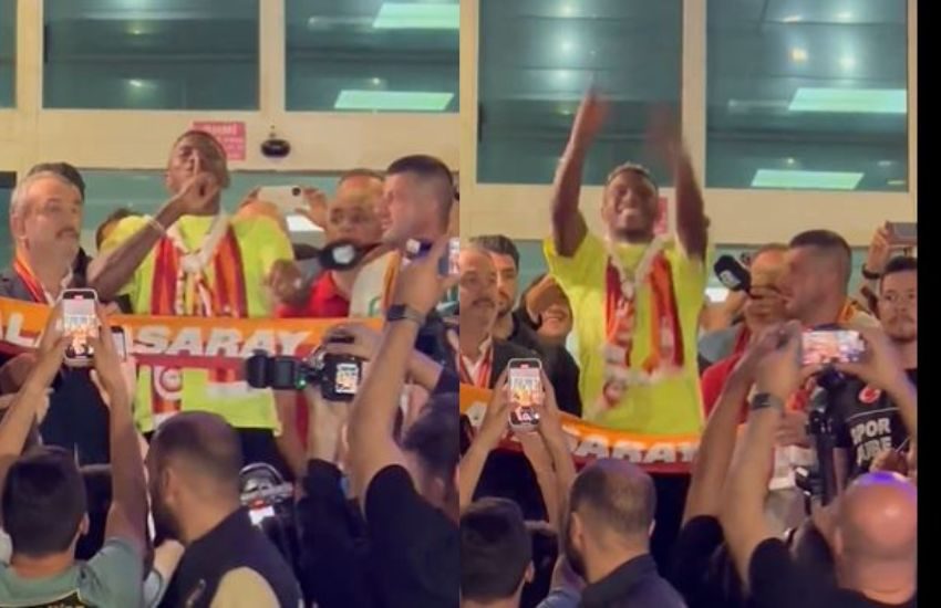 Osimhen al Galatasaray accolto come un eroe: i gesti studiati a tavolino per conquistare i nuovi tifosi [VIDEO]