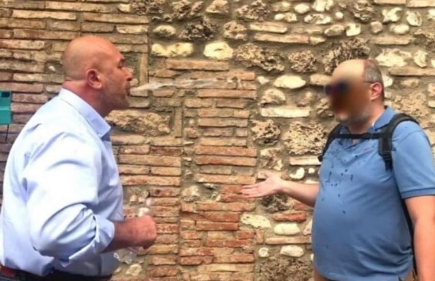 Altra bufera su Stefano Bandecchi: il sindaco sputa in faccia a un cittadino che lo contesta