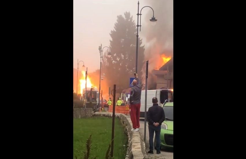 Gallio, esplode palazzina di tre piani: si scava fra le macerie (VIDEO)