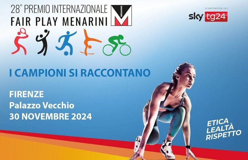 Premio Internazionale Fair Play Menarini, un nuovo appuntamento con il talk show ‘I campioni si raccontano’