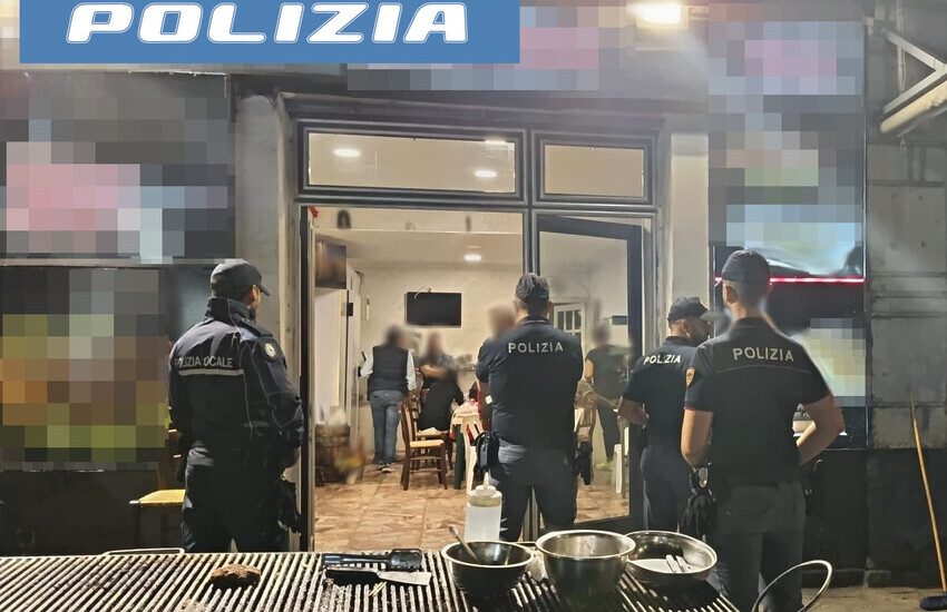 Catania, via Plebiscito: scoperto ristorante “Arrusti e mangia” abusivo