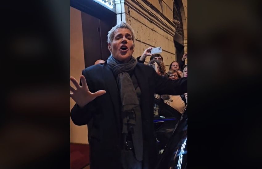 Fan increduli, Claudio Baglioni scende dall’auto e improvvisa un simpatico siparietto [VIDEO]