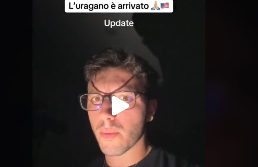 La drammatica testimonianza diretta di Giacomo, l’italiano dentro l’uragano Milton: “Non abbiamo corrente elettrica, l’acqua sta entrando in casa” [VIDEO]