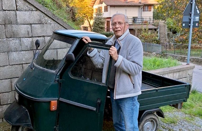 Gli arriva una multa da Napoli, “in due in ztl senza casco” ma Claudio non si e mosso da casa con l’Ape