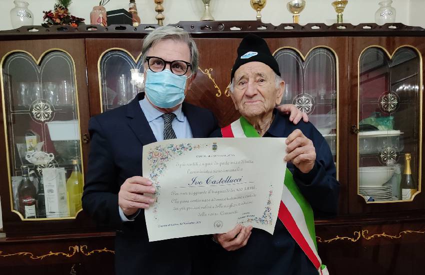 Sorpresa speciale per il nonno pontino Ivo nel giorno del suo 103esimo compleanno: l’incontro con Giorgia Meloni