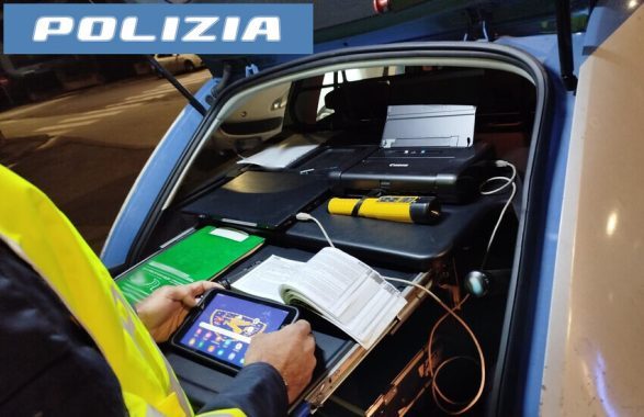 Catania, controlli a tappeto della polizia stradale: test su alcol e droga sulle strade della movida