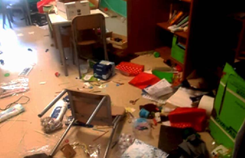 Scuola devastata dai vandali in provincia di Latina: la lettera dei genitori dei bimbi “danneggiati”. “I responsabili e le famiglie vanno aiutati e rieducati”