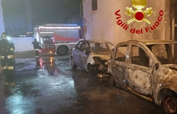 fiamme nel salento