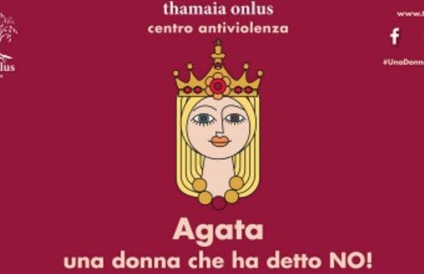 Catania, la campagna dell’associazione Thamaia: “Agata una donna che ha detto NO!”