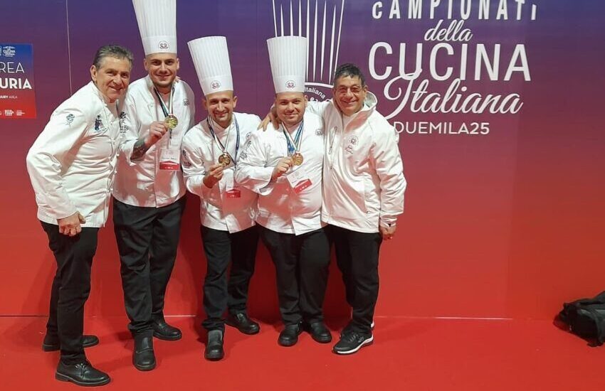 La cucina pontina sul podio: trionfo ai Campionati della Cucina Italiana. Medaglia d’oro con il piatto “Latina va in Carrozza”